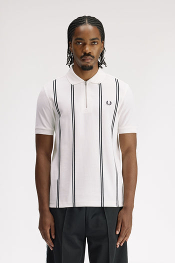 VERTICAL STRIPE POLO SHIRT