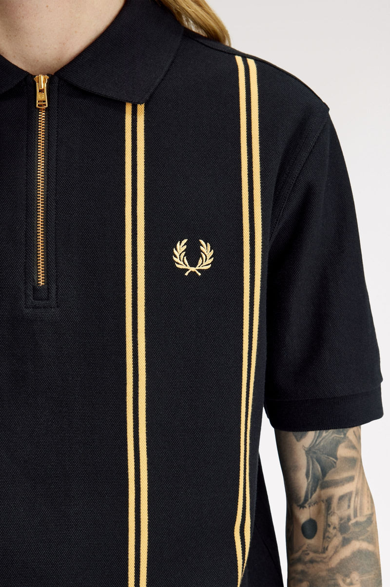 VERTICAL STRIPE POLO SHIRT
