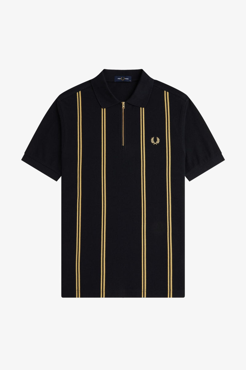 VERTICAL STRIPE POLO SHIRT