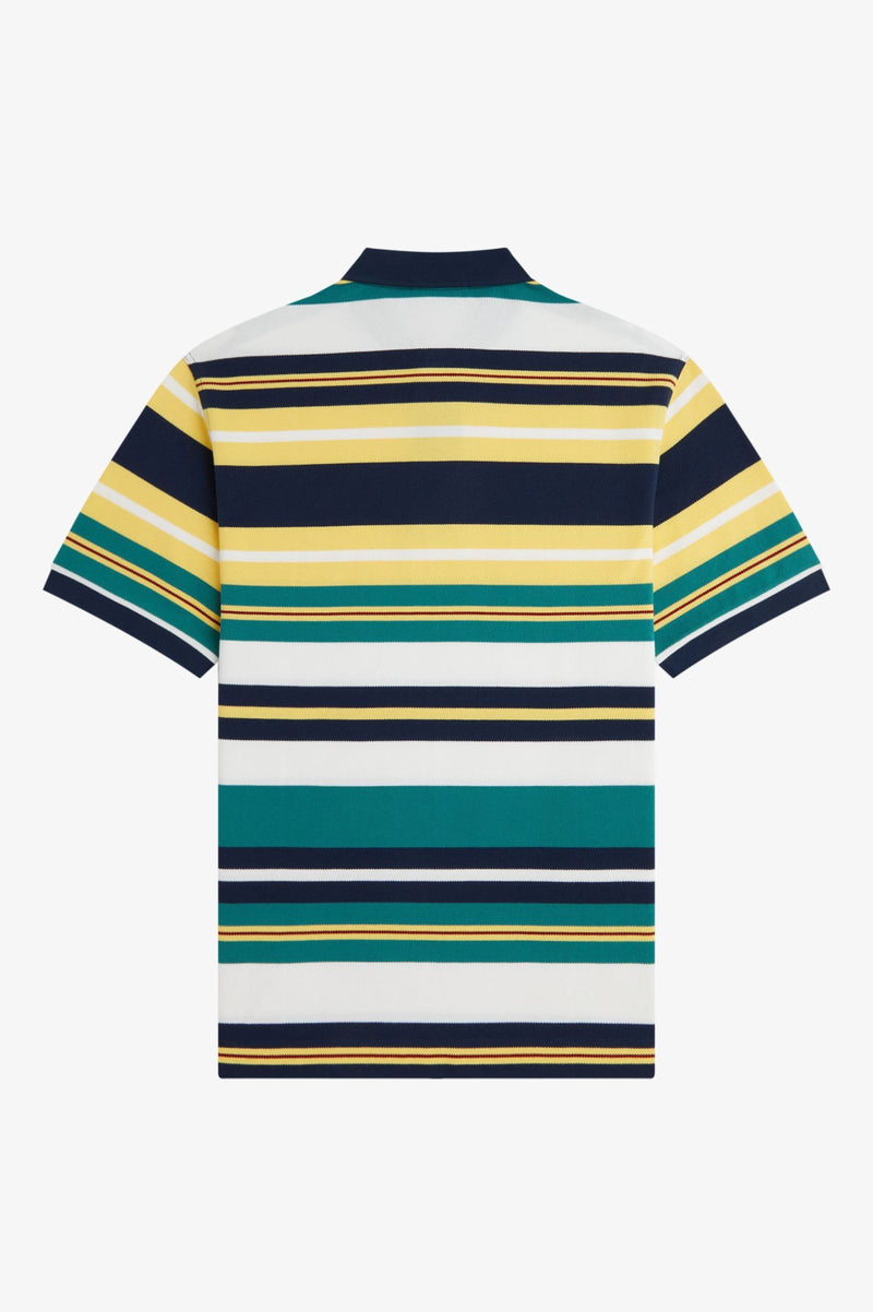 STRIPED RELAXED POLO SHIRT