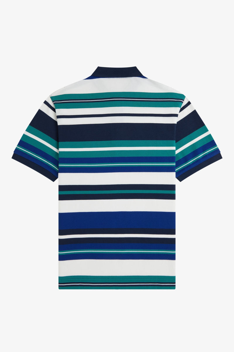 STRIPED RELAXED POLO SHIRT