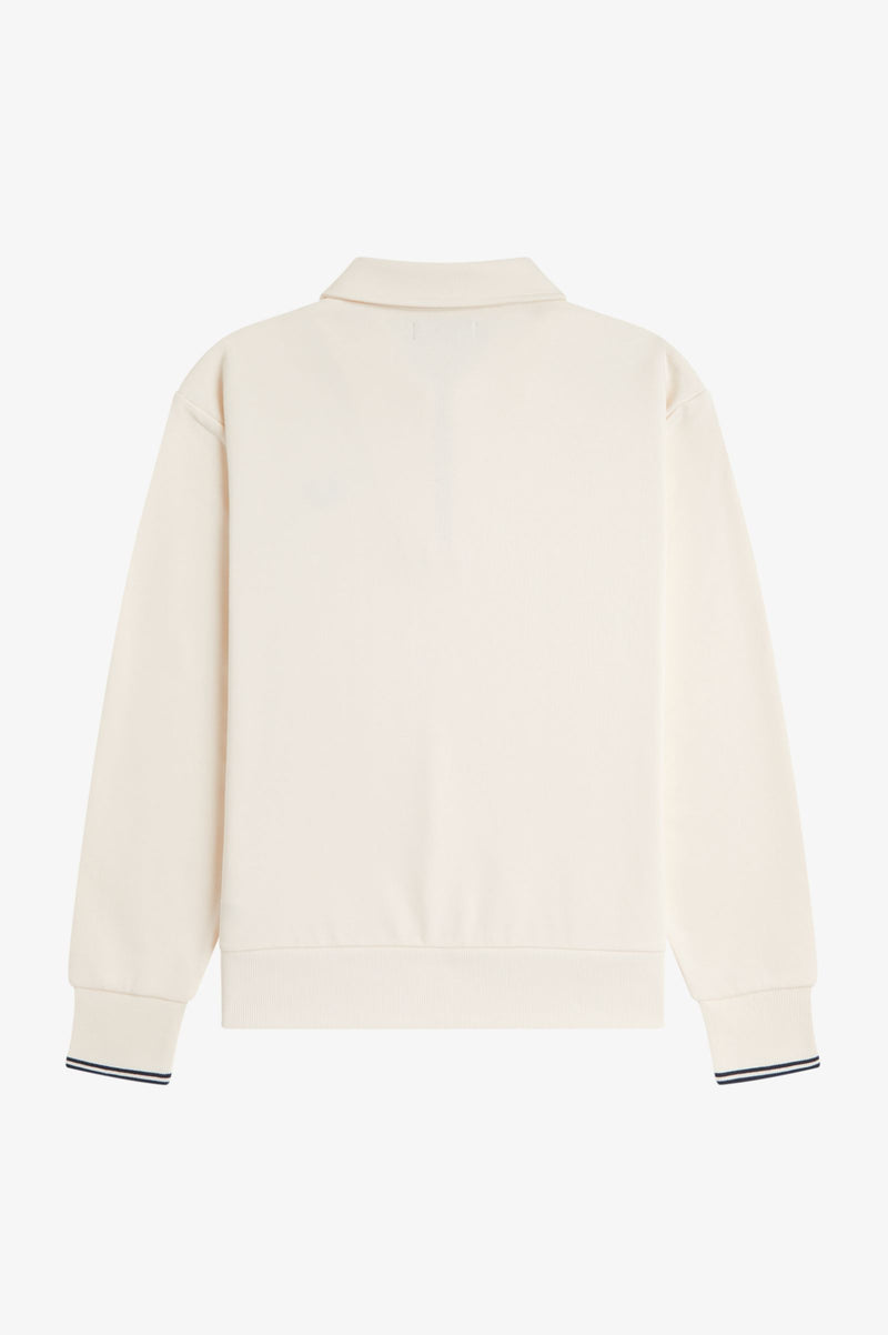 HALF ZIP COLLARED SWEATSHIRT