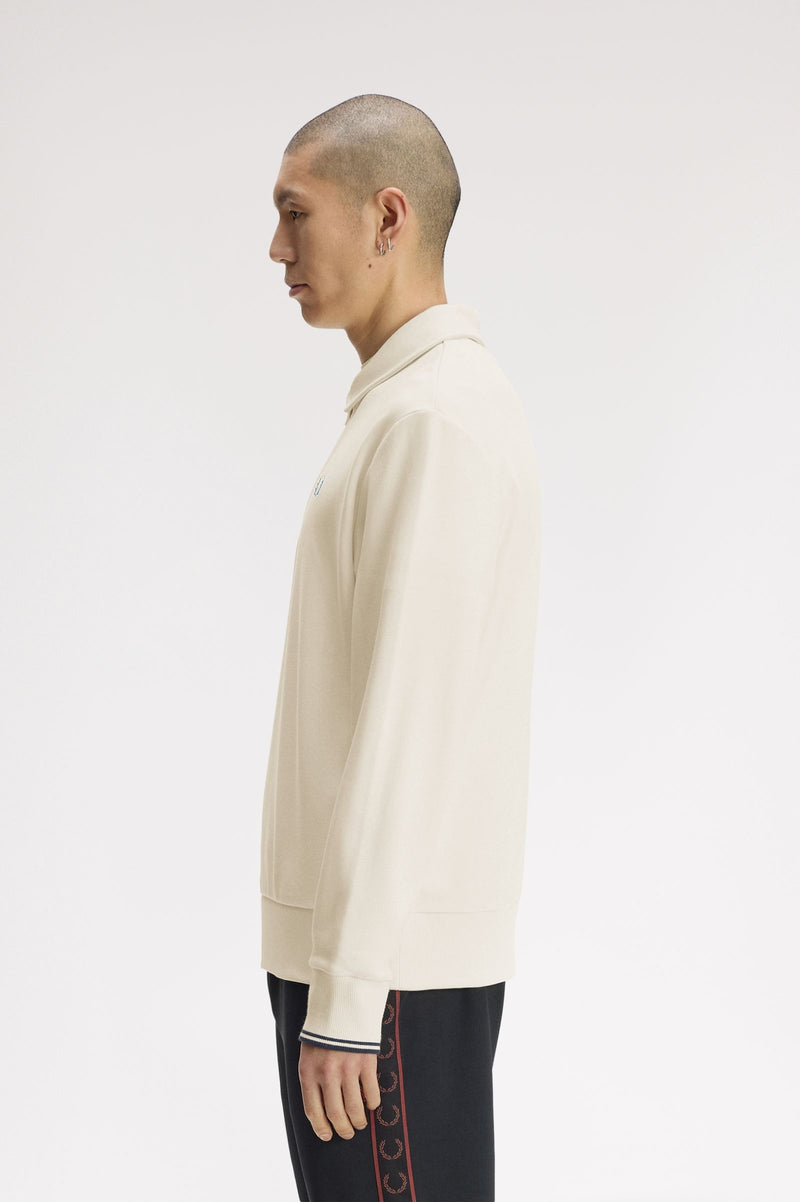 HALF ZIP COLLARED SWEATSHIRT