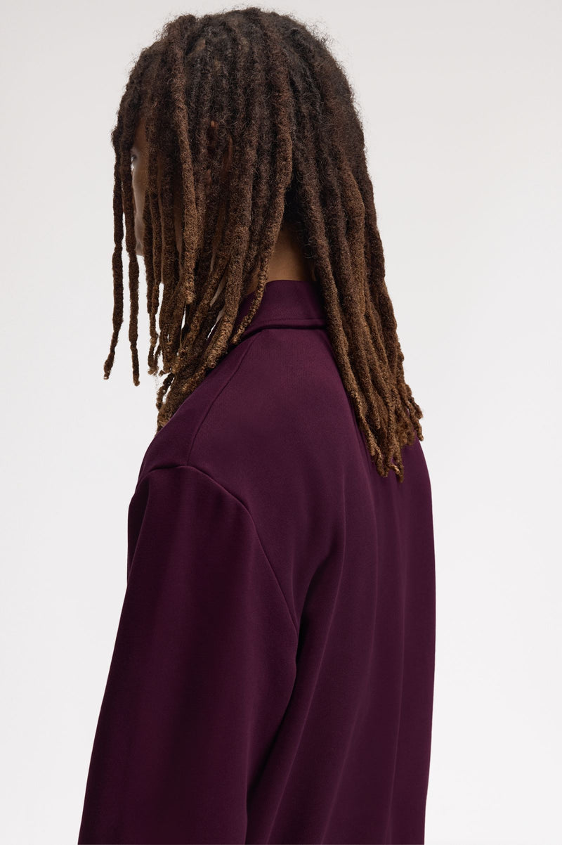 HALF ZIP COLLARED SWEATSHIRT