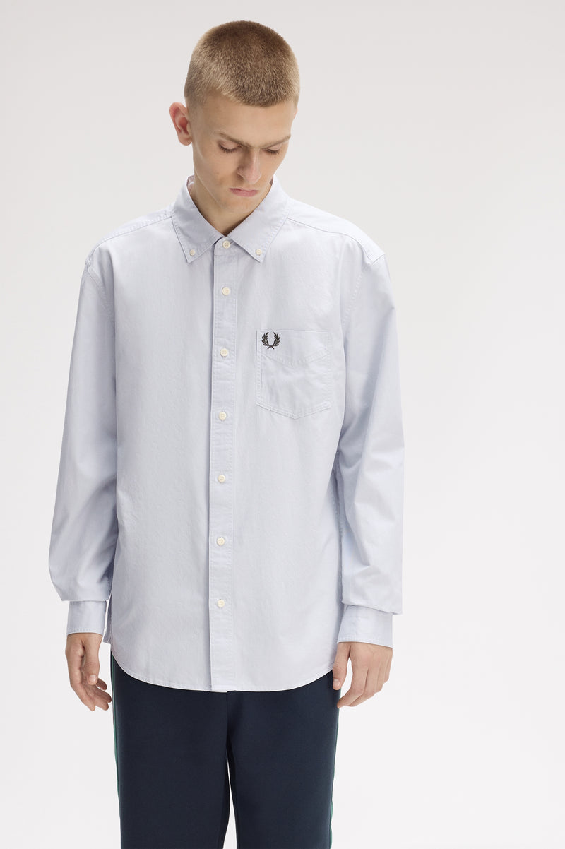 RELAXED WASHED TWILL SHIRT