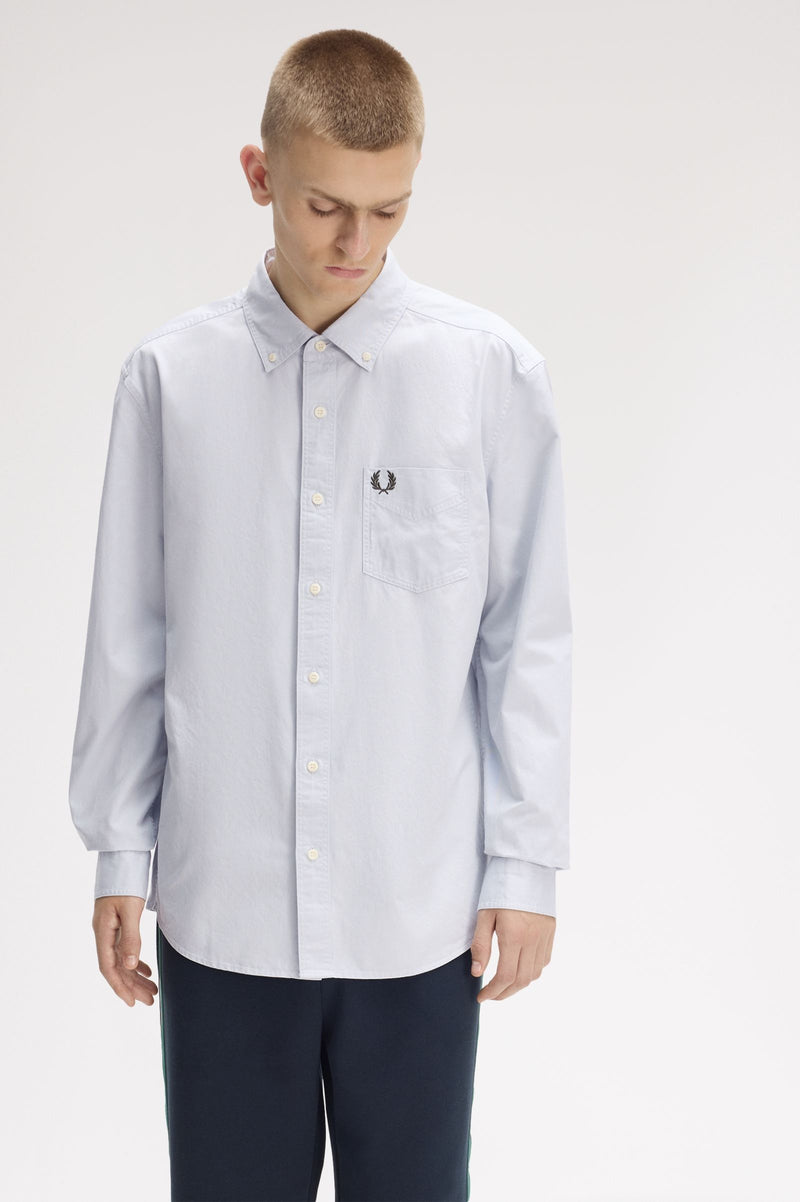 RELAXED WASHED TWILL SHIRT