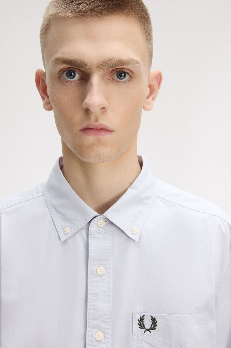 RELAXED WASHED TWILL SHIRT
