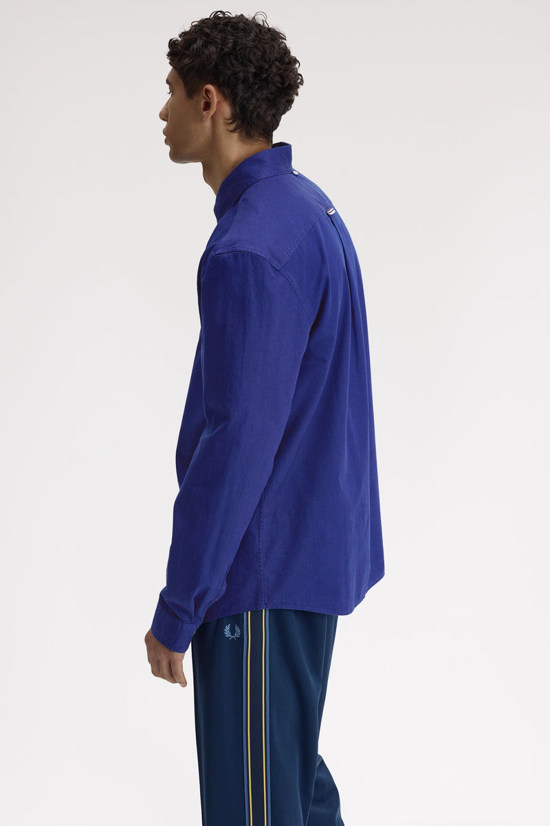 RELAXED WASHED TWILL SHIRT