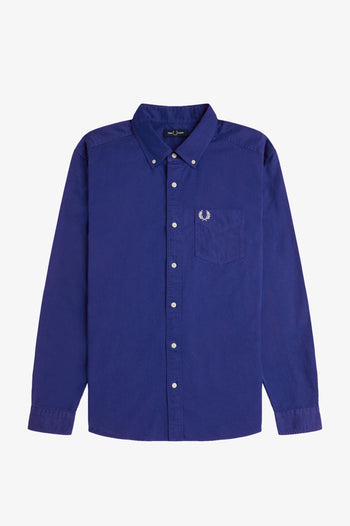 RELAXED WASHED TWILL SHIRT