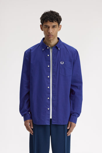 RELAXED WASHED TWILL SHIRT