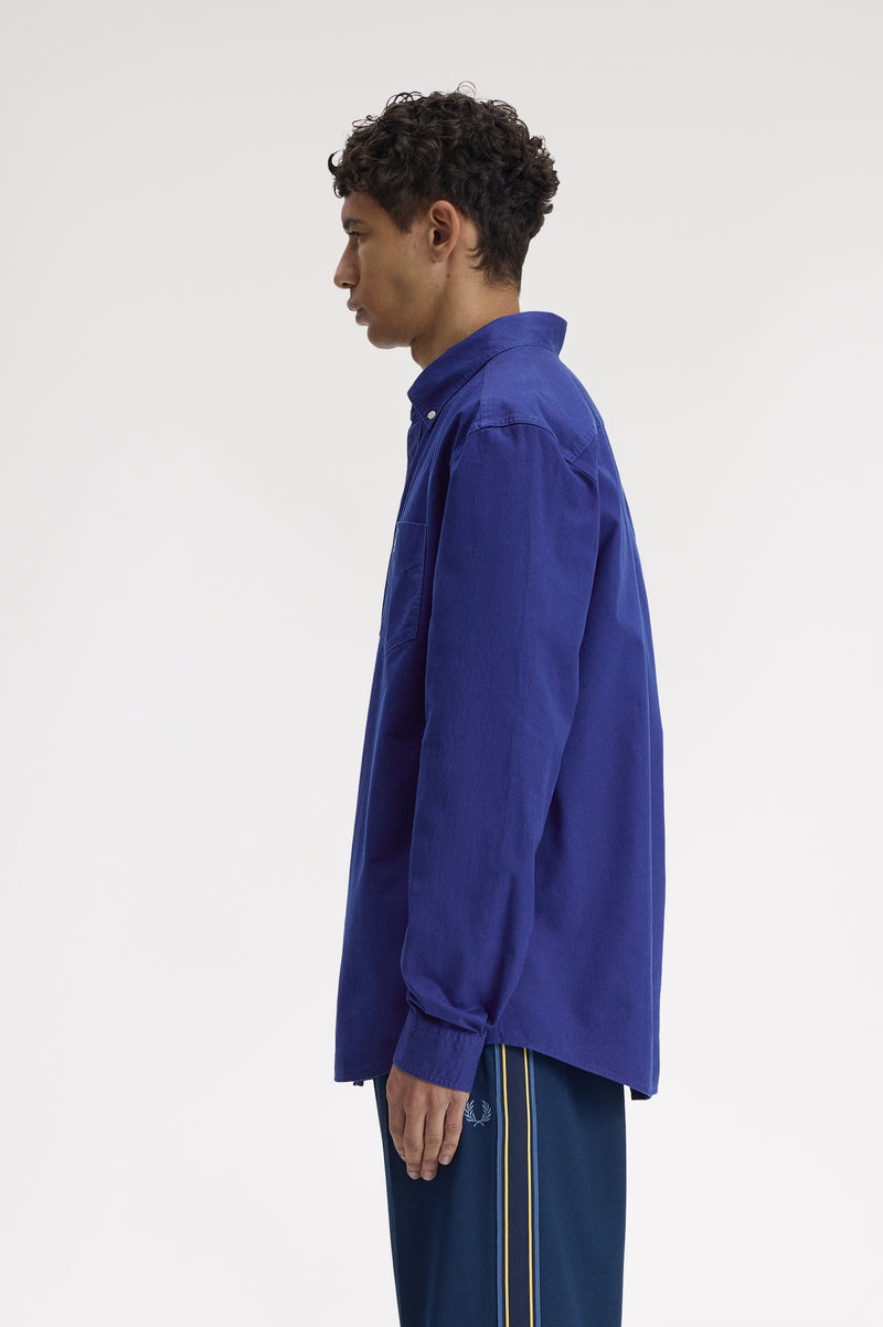 RELAXED WASHED TWILL SHIRT