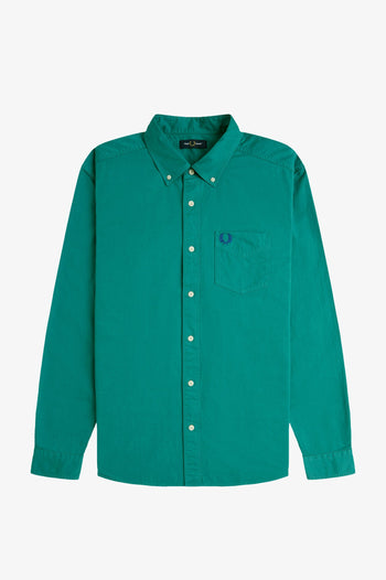 RELAXED WASHED TWILL SHIRT