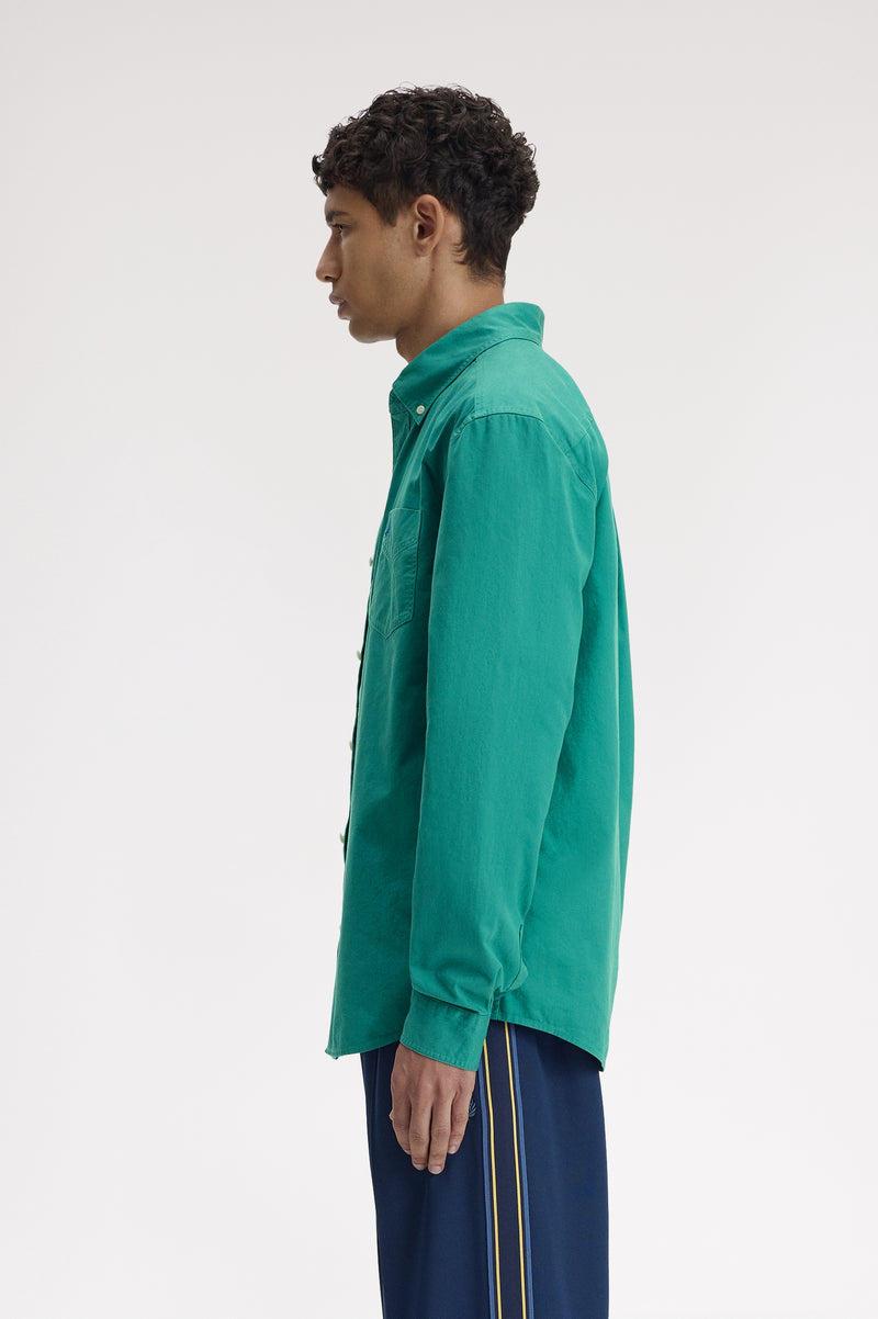 RELAXED WASHED TWILL SHIRT