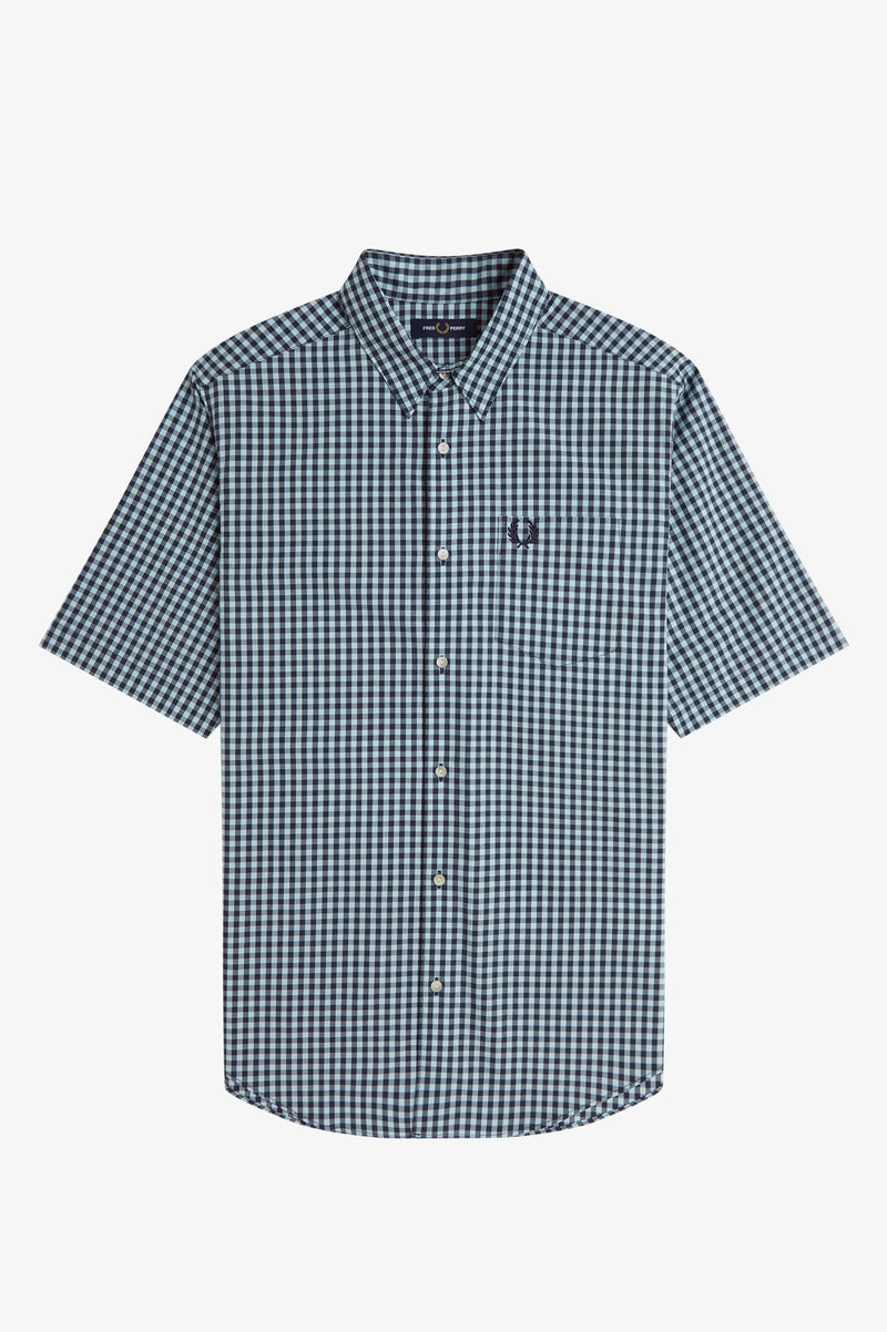 GINGHAM SHORT SLEEVE SHIRT