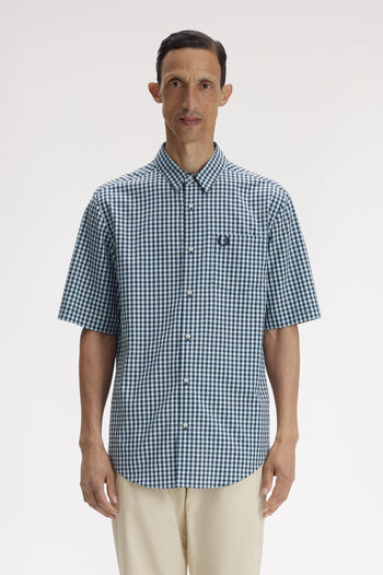 GINGHAM SHORT SLEEVE SHIRT
