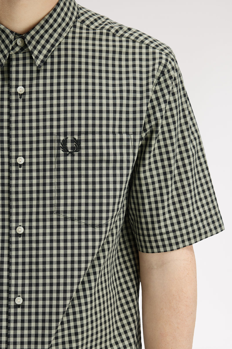 GINGHAM SHORT SLEEVE SHIRT
