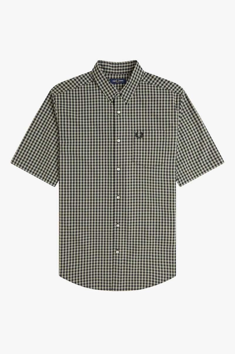 GINGHAM SHORT SLEEVE SHIRT