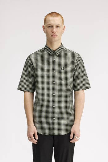GINGHAM SHORT SLEEVE SHIRT