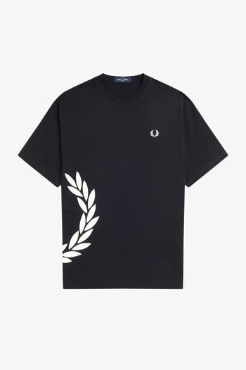 TEXTURED LAUREL WREATH T-SHIRT