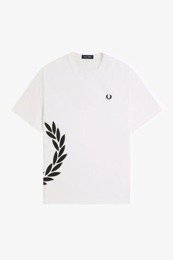 TEXTURED LAUREL WREATH T-SHIRT