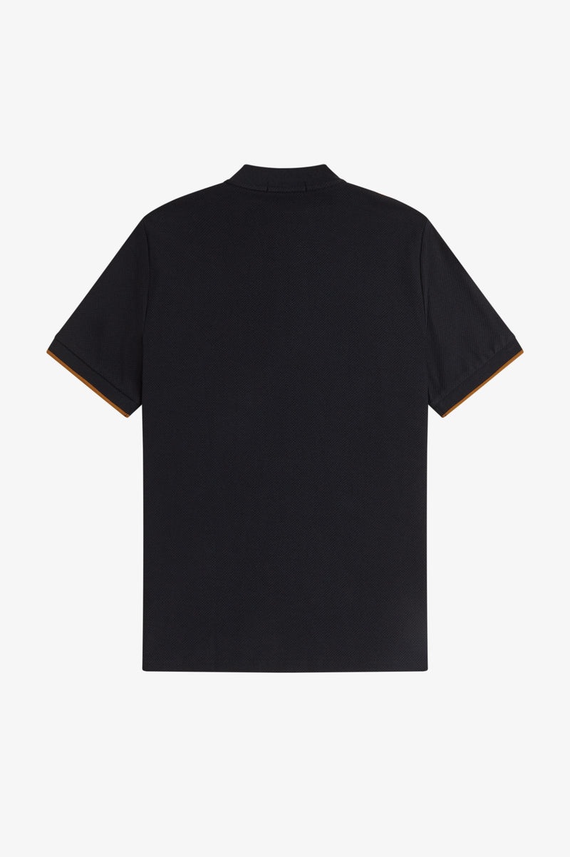 TIPPED CUFF PIQUE T-SHIRT