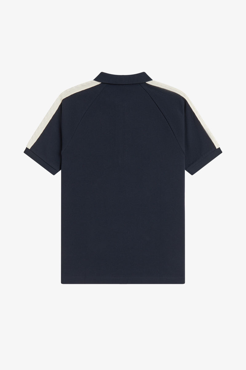 CABLE TAPED POLO SHIRT