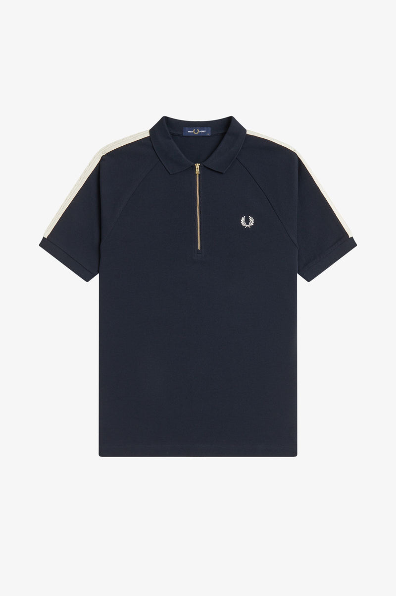 CABLE TAPED POLO SHIRT