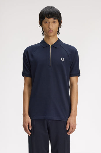 CABLE TAPED POLO SHIRT