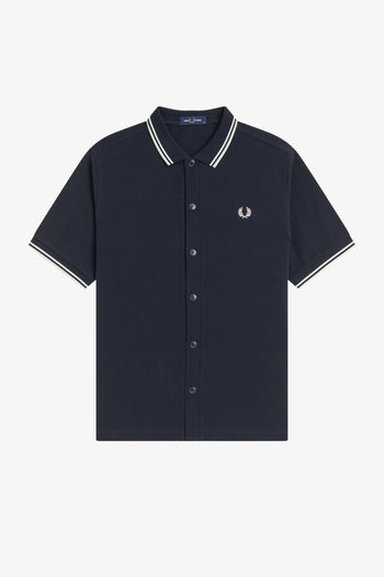 BUTTON THROUGH POLO SHIRT