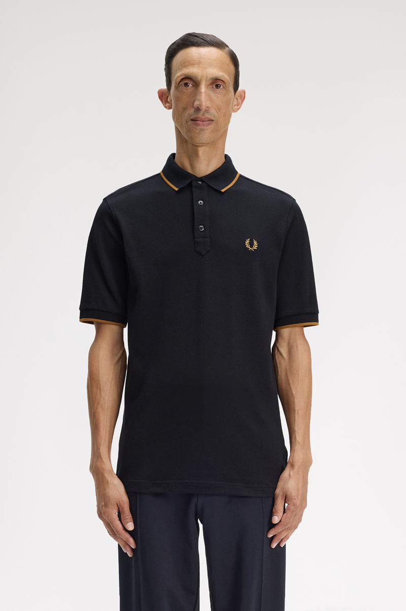 COLLAR STAND POLO SHIRT