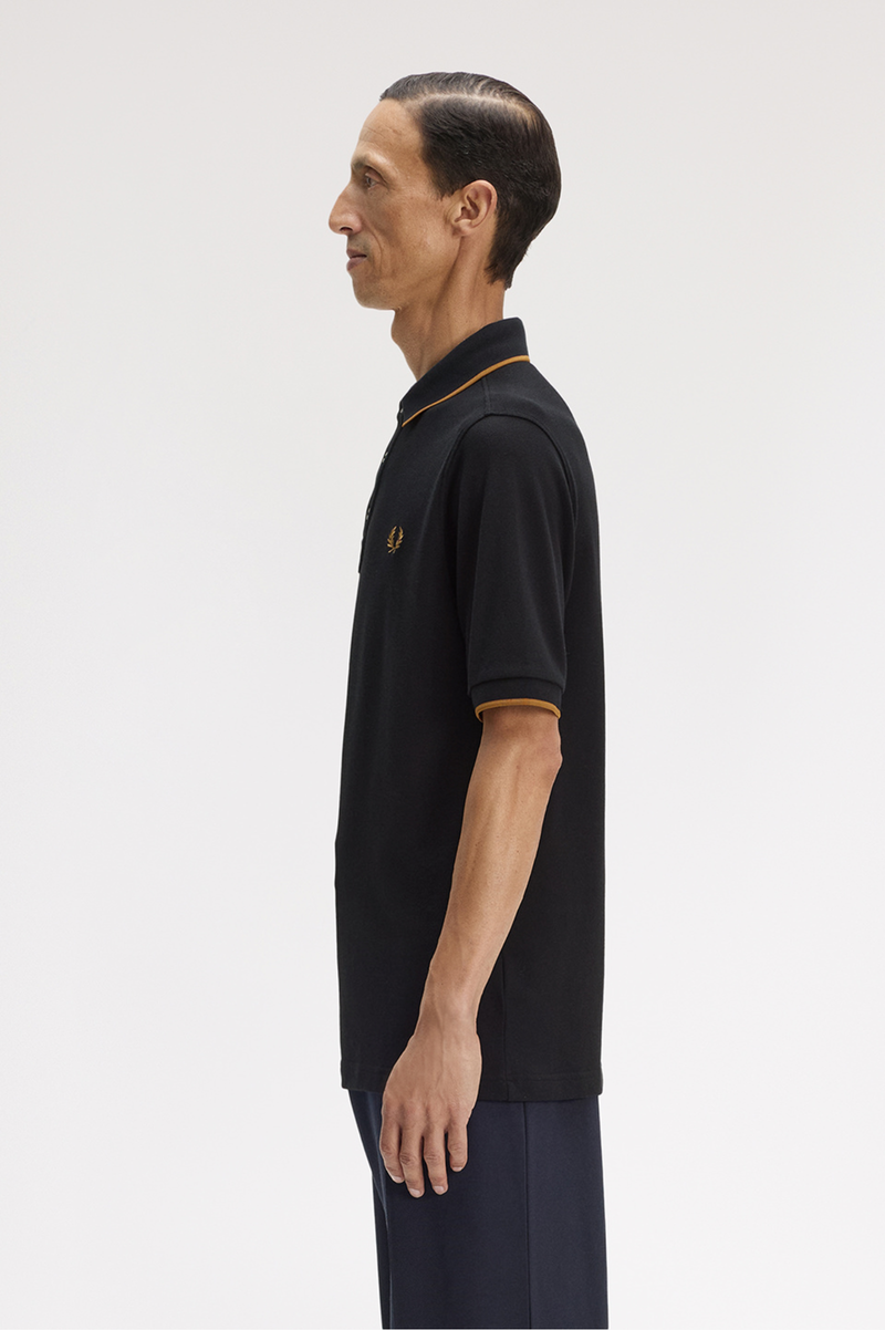 COLLAR STAND POLO SHIRT