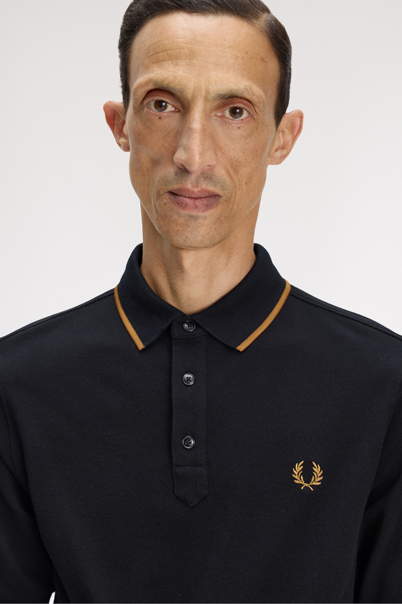 COLLAR STAND POLO SHIRT