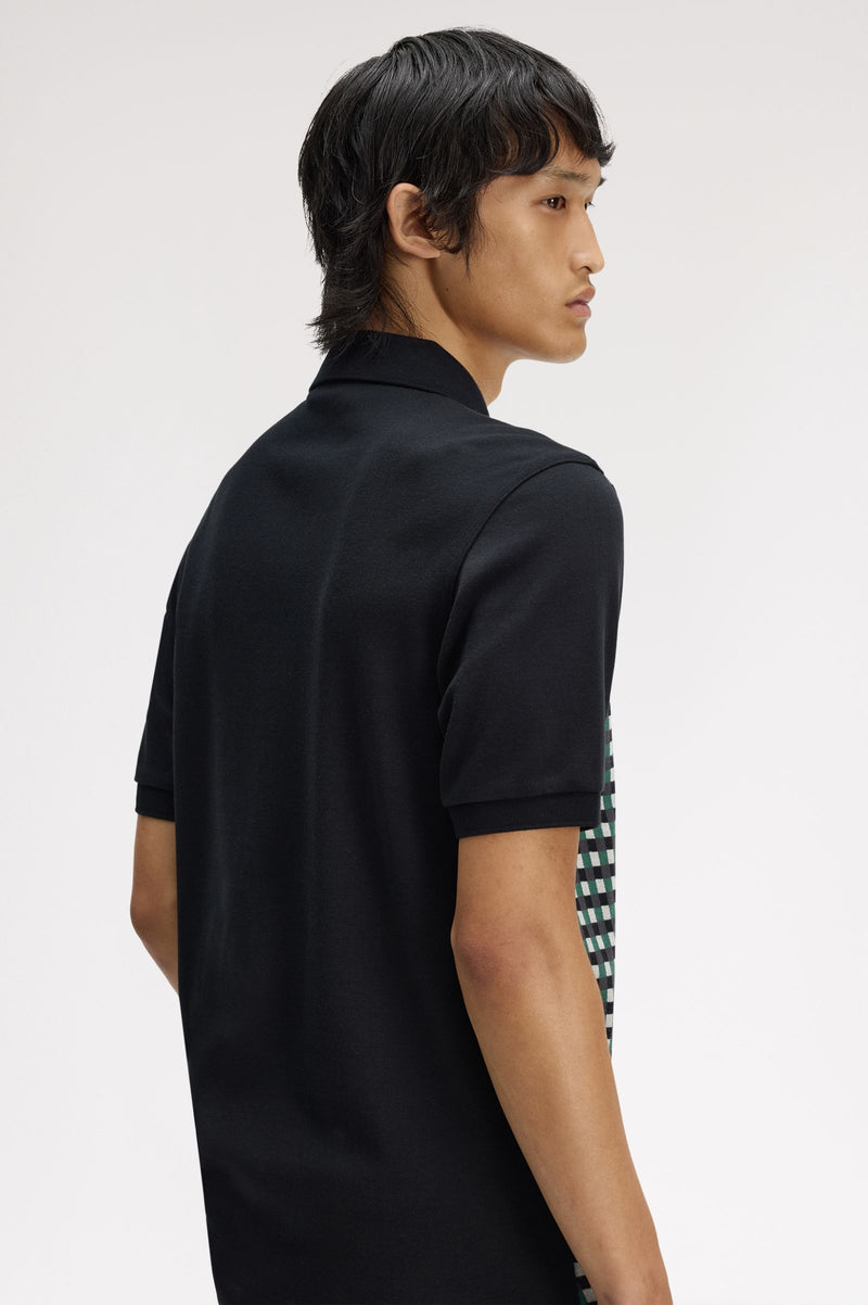 GEOMETRIC POLO SHIRT
