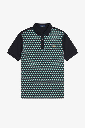 GEOMETRIC POLO SHIRT