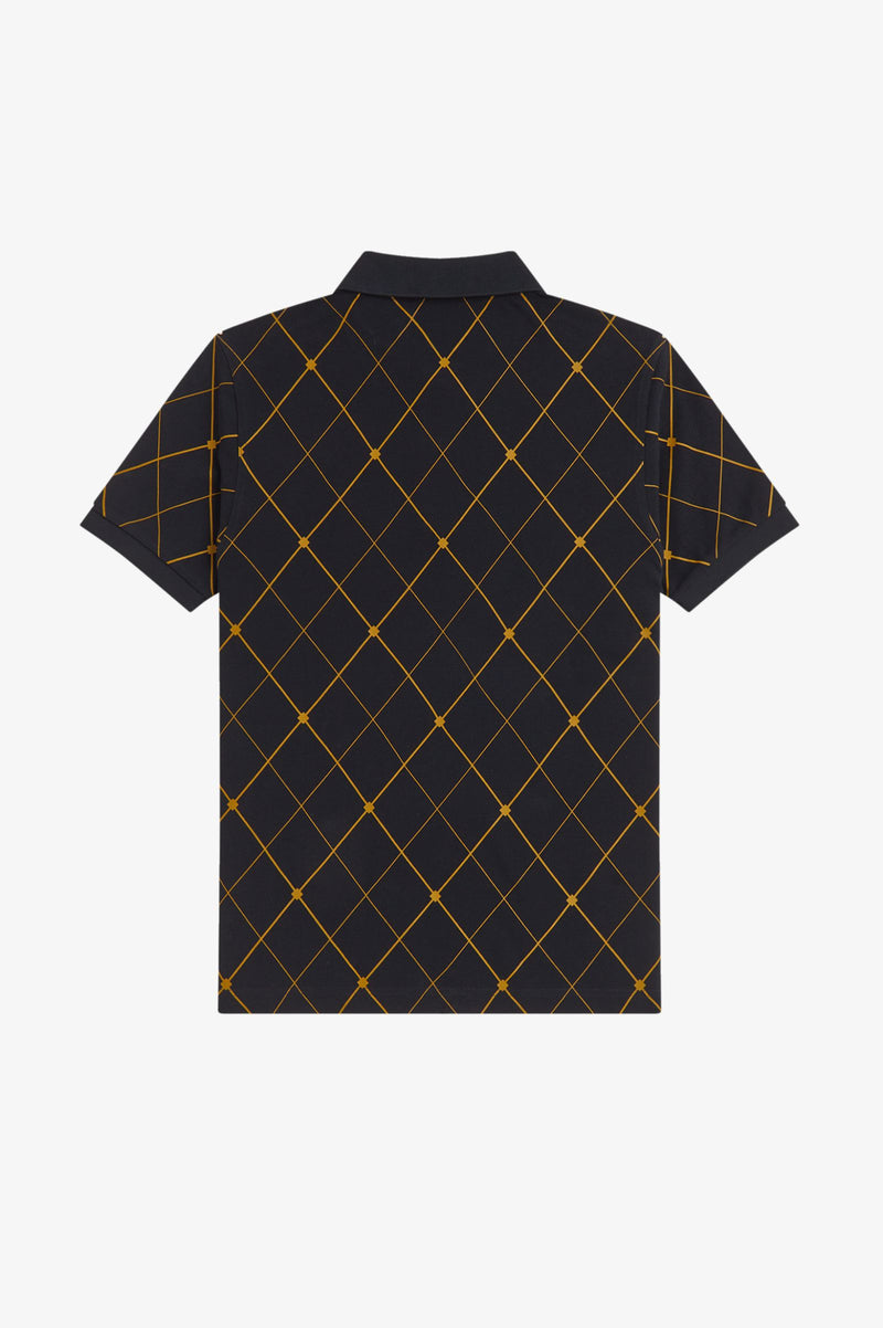 ARGYLE PRINT FRED PERRY SHIRT
