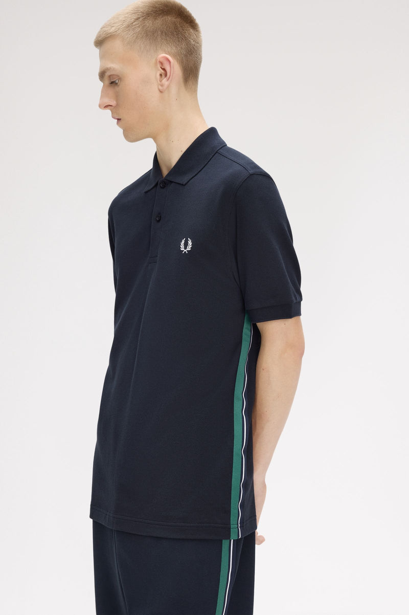 STRIPE TAPE POLO SHIRT