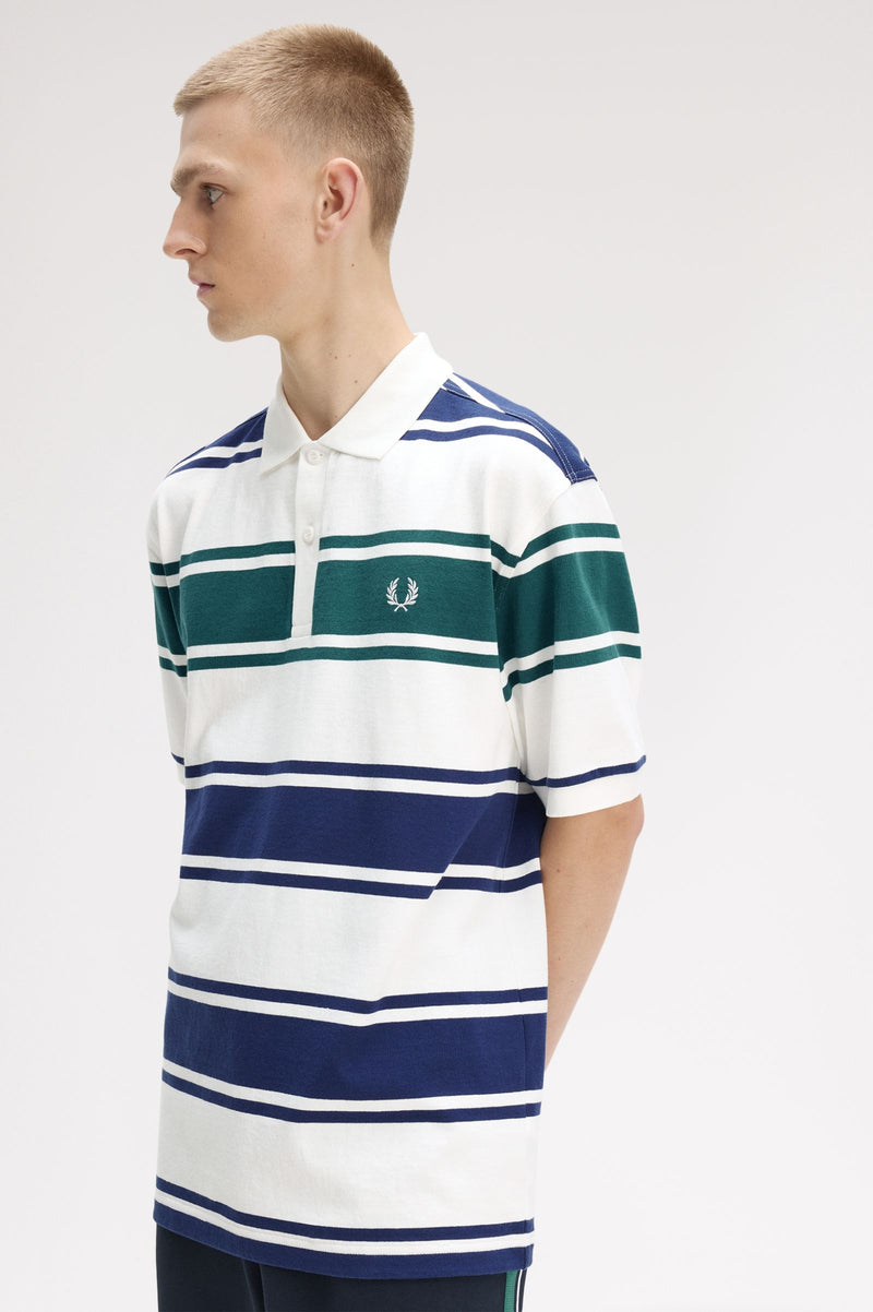 RELAXED STRIPED POLO SHIRT
