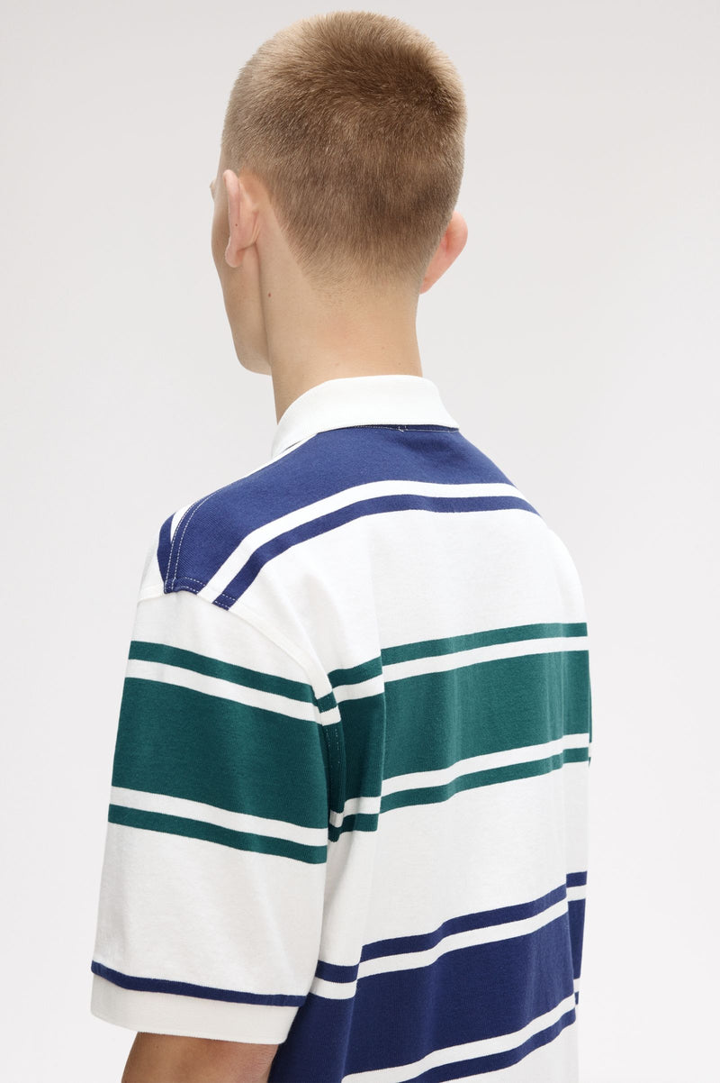 RELAXED STRIPED POLO SHIRT