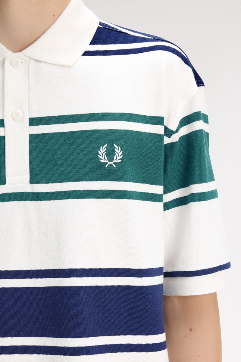 RELAXED STRIPED POLO SHIRT