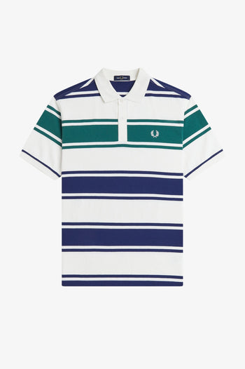 RELAXED STRIPED POLO SHIRT