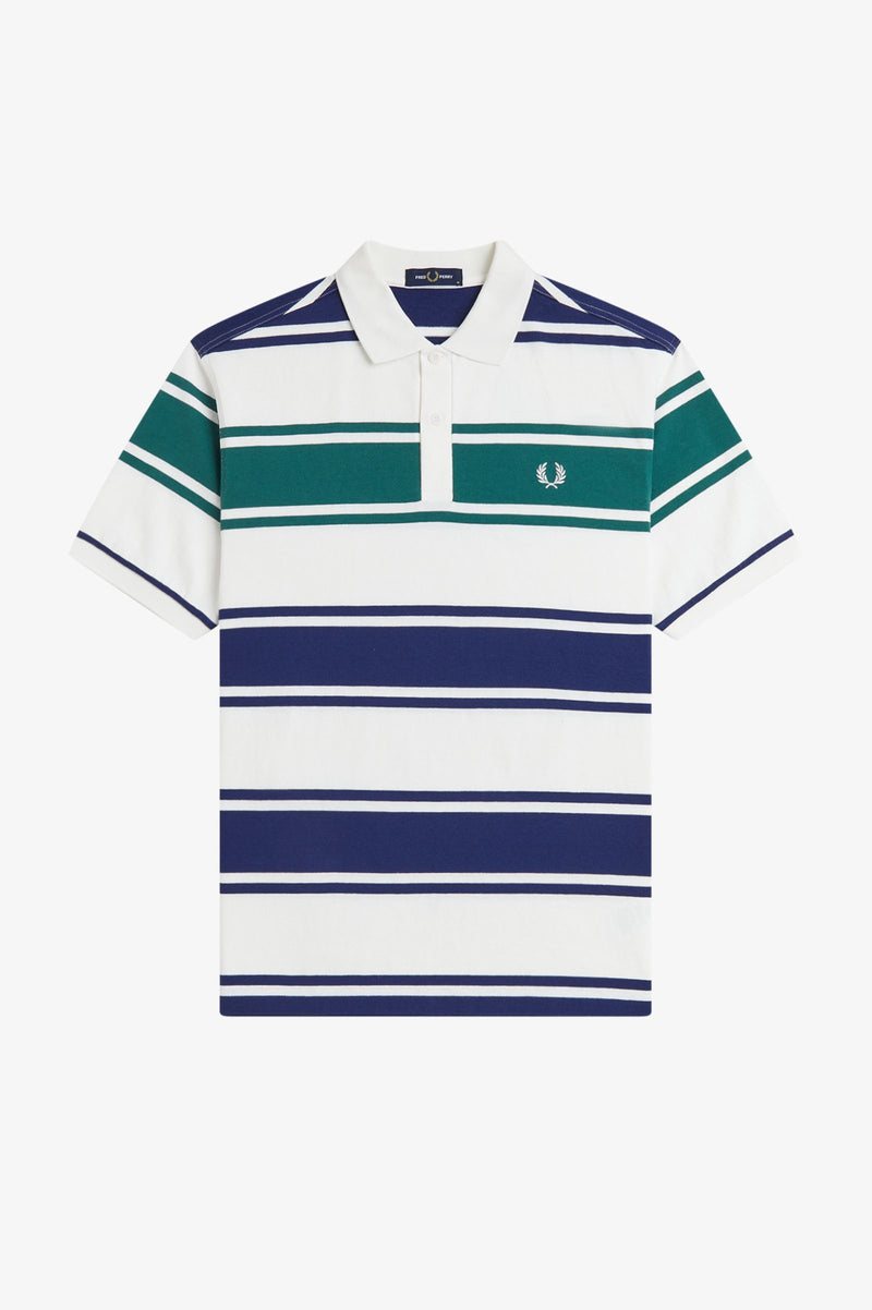 RELAXED STRIPED POLO SHIRT