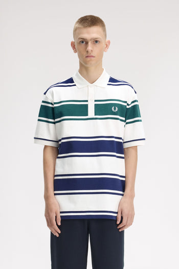 RELAXED STRIPED POLO SHIRT