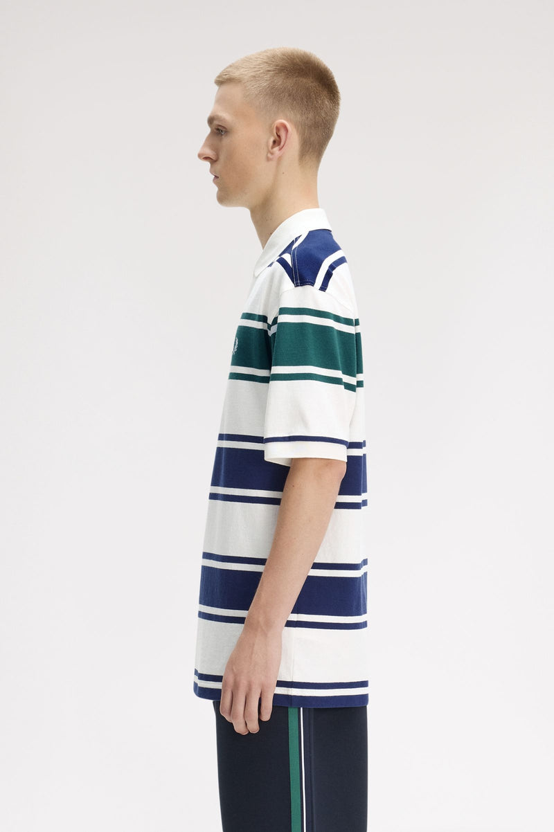 RELAXED STRIPED POLO SHIRT