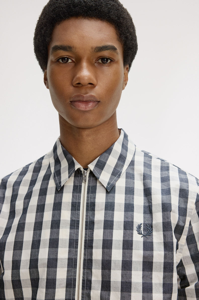 POPLIN CHECK OVERSHIRT