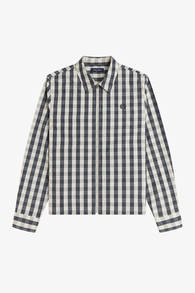 POPLIN CHECK OVERSHIRT