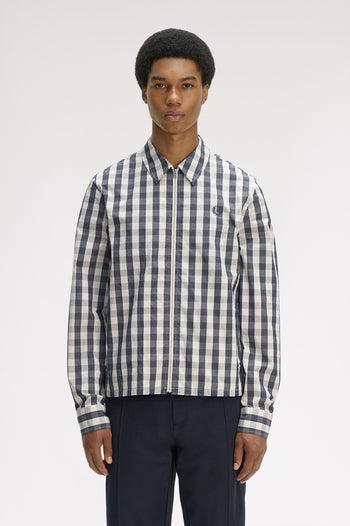 POPLIN CHECK OVERSHIRT