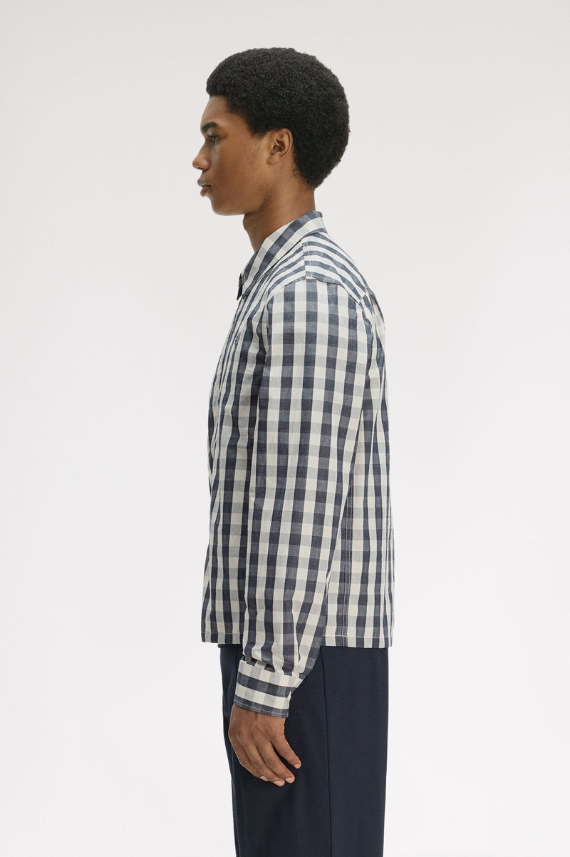 POPLIN CHECK OVERSHIRT