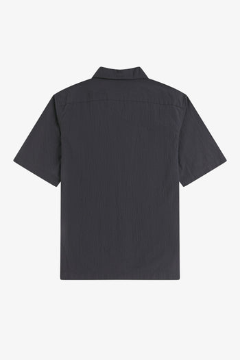 SEERSUCKER REVERE COLLAR SHIRT