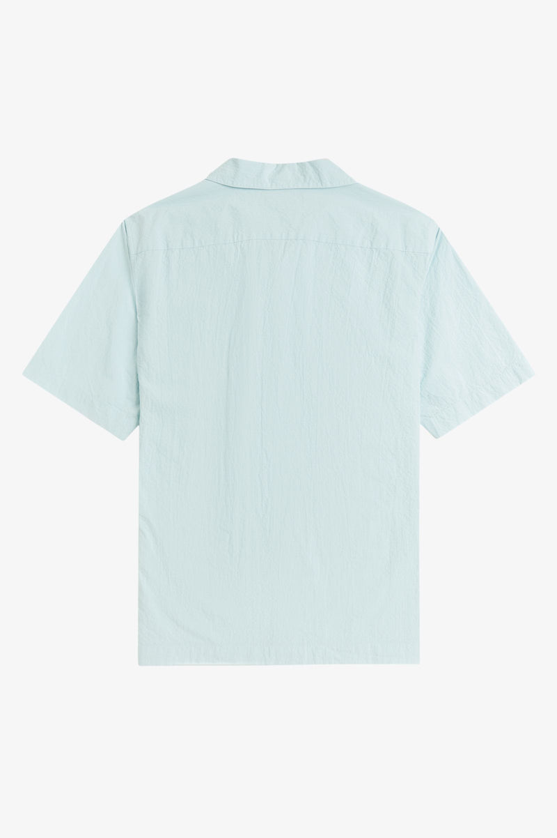 SEERSUCKER REVERE COLLAR SHIRT