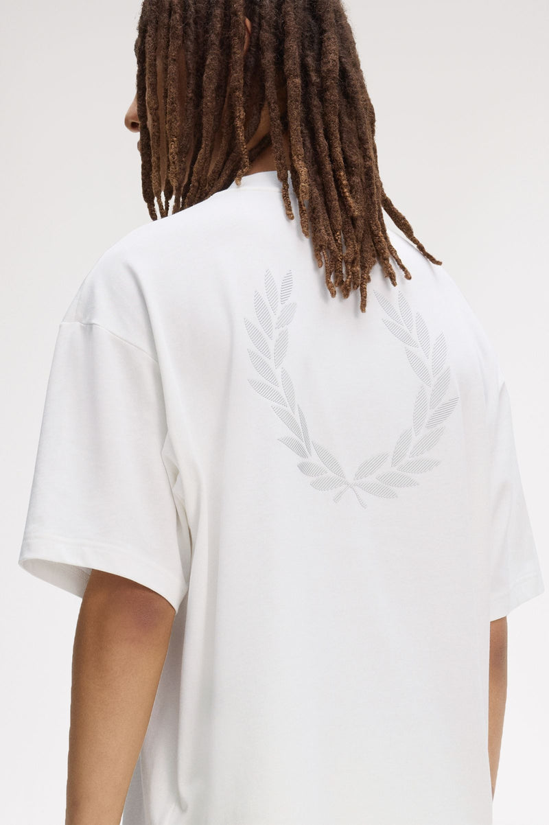 BACK PRINT LAUREL WREATH T-SHIRT